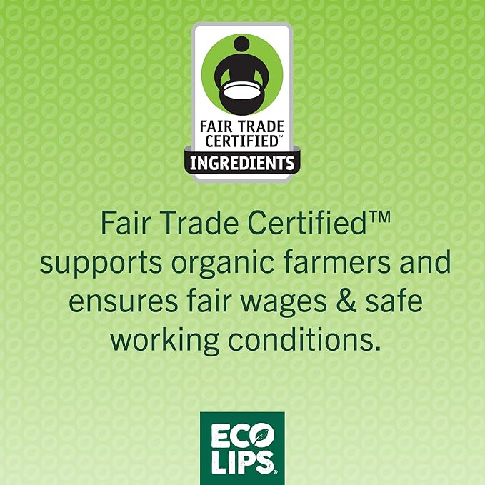 Eco Lips Mongo Kiss Organic Lip Balm 7 Pack - Blood Orange, Black Cherry, Pomegranate, Vanilla Honey, Peppermint, Strawberry Lavender, Yumberry | Mongongo Oil to Soothe & Moisturize Dry, Cracked Lips