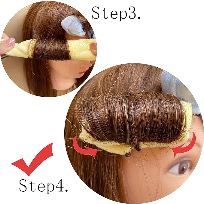 Aimin Hair Heatless Curlers, Soft Foam Hair Curlers To Sleep Tn, Satin No Heat Hair Curlers For Long Hair, Sponge Overnight Heatless Curls Hair Rollers (30 pcs, candy color) … …