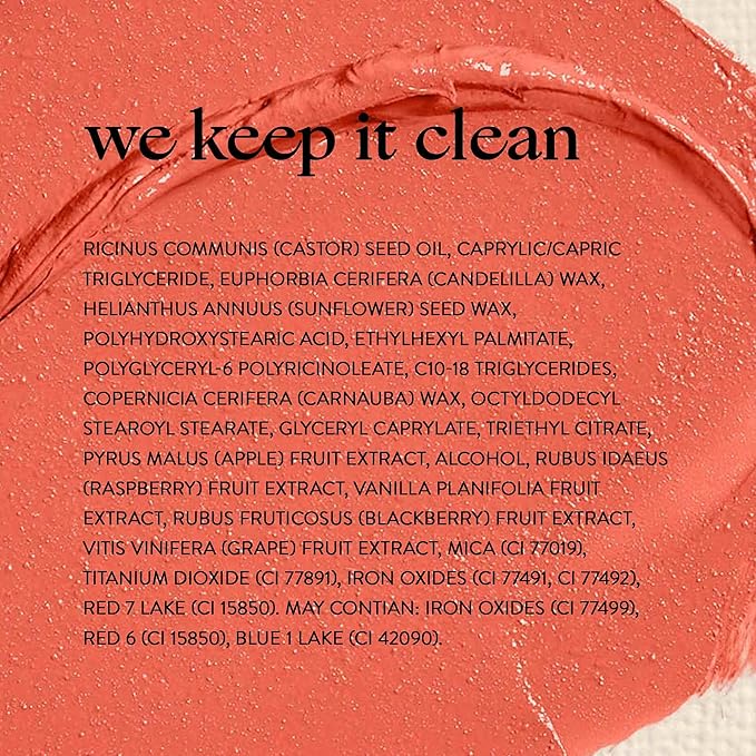 Honest Beauty 2-in-1 Creme Cheek Blush + Lip Color | EWG Verified, Vegan + Cruelty Free | Plum Berry, .1 oz