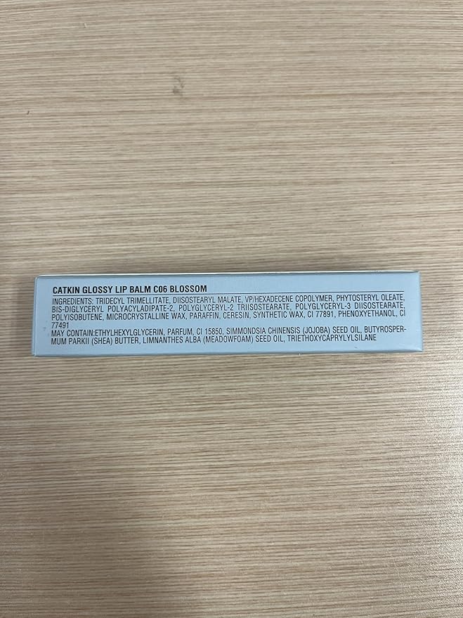 CATKIN Glossy Lip Balm Ultra Hydating Glow Lip Tinted Jelly Plump Melting Balm Shea Butter Repair Soothing For Dry Lips Dewy Finished 0.12 oz C06 BLOSSOM