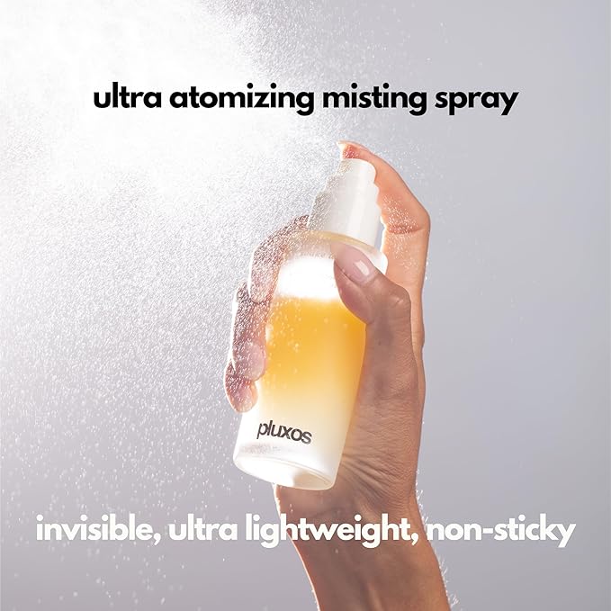 | PLUXOS 47 | SUNSCREEN + SKINCARE SPF 47 FACE MIST SPRAY (Unscented) | SUN DEFENSE COMPLEX CARE | Apply Over Makeup, Broad Spectrum, Clear, Light, Vegan, Hydrate, Fight Acne, Anti-Aging, Cell Repair