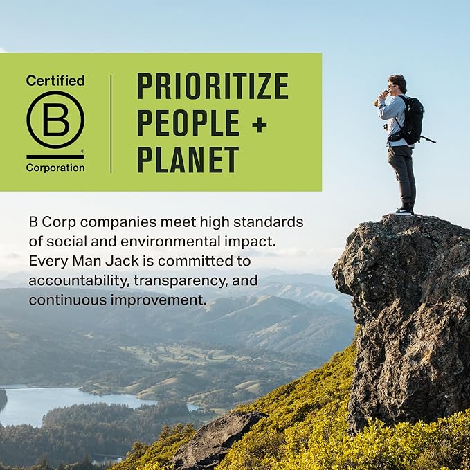 Every Man Jack Nourishing Cedar + Red Sage Mens Body Wash for All Skin Types - Naturally Derived Ingredients - Cleanse and Hydrate Skin with Coconut and Glycerin - 24oz 2 Bottles