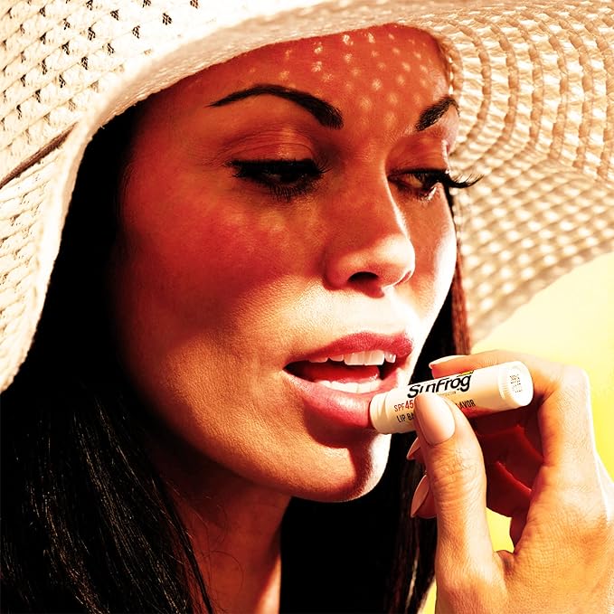 Royal SunFrog | 2-Pack Tropical Lip Balm with SPF 45 Sun Protection | Protects, Soothes, and Moisturizes with Vitamin E and Sunscreen (0.15oz/4.25g Per Stick)