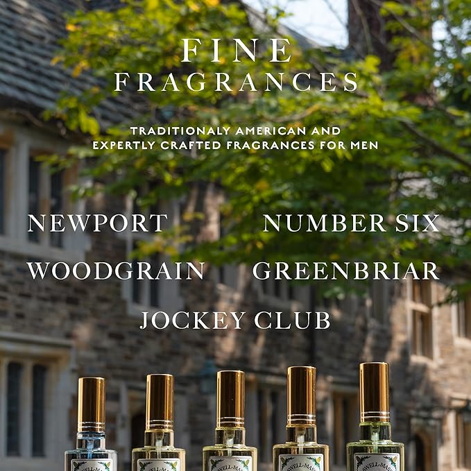 Caswell-Massey Greenbriar Cologne Spray, Classic and Zesty Scent with Citrus, Sage & Patchouli, Fragrance for Men, Made in USA, 0.25 Oz