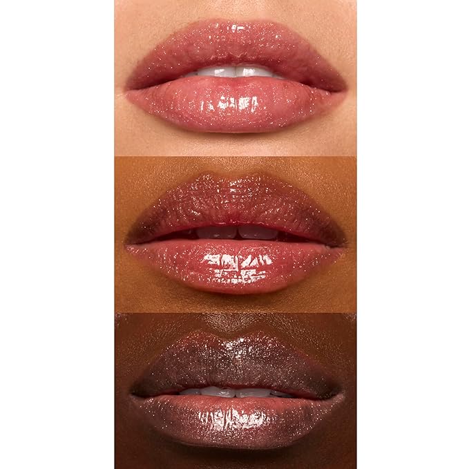 e.l.f. Glow Reviver Lip Oil, Nourishing and Hydrating with High-Shine Glimmer Finish & Sheer Wash Of Color, Minty Scent, Non-Sticky, Vegan & Cruelty-free, Princess Cut