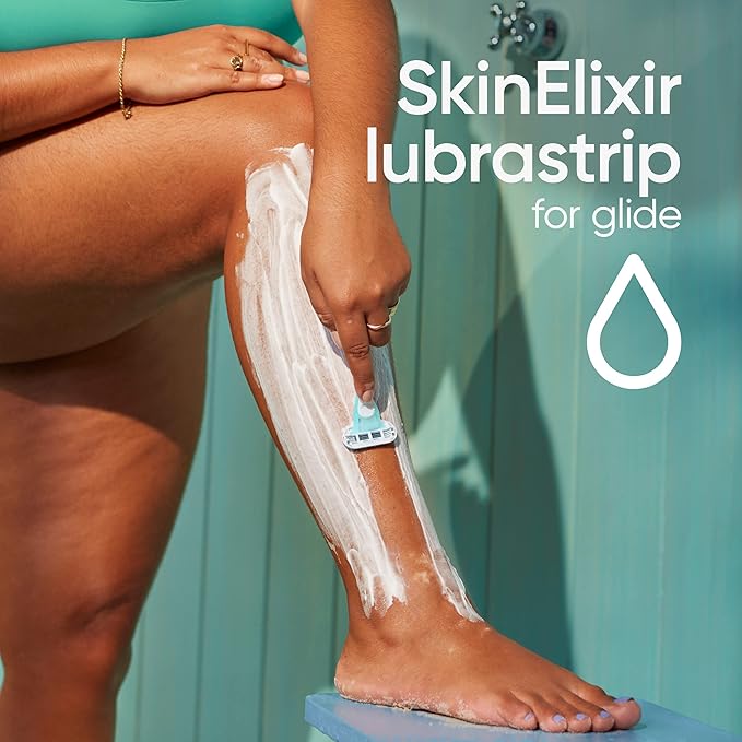 Gillette Venus Simply 3 Sensitive Disposable Razors, Sensitive Skin, 3 Bladed Razors, Pivoting Head for Incredible Comfort, Soft Grip Handle, 12 Count