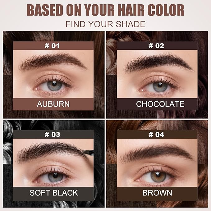 Eyebrow Pen,Angled Brow Brush,Eyebrow Pencils for Women,Natural Brow Pen,Hair-Like Strokes, 24hrs Long-Lasting,Waterproof, Smudge-Proof, Easy to Use,Multiple Uses,Gifts for Her, Dark Brown