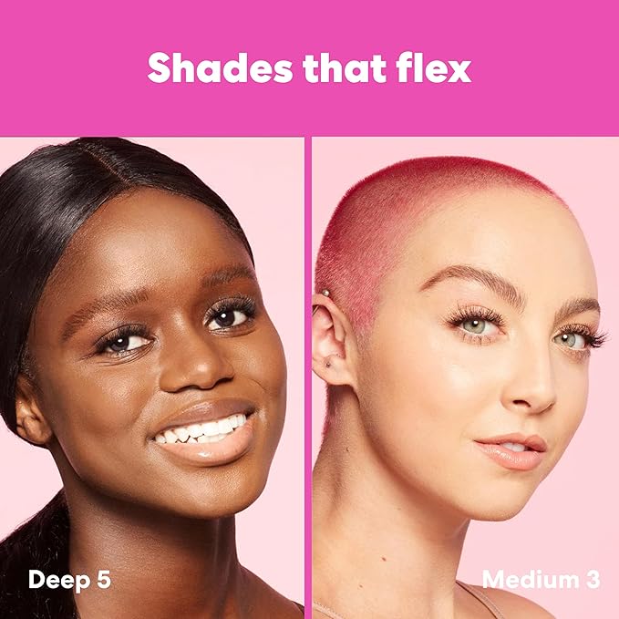 Beautyblender 12-Hour Always on Radiant Skin Tint, Breathable Serum Foundation Stays Put for All Day Long Wear, Infused with Hyaluronic Acid & Niacinamide, Tan 4