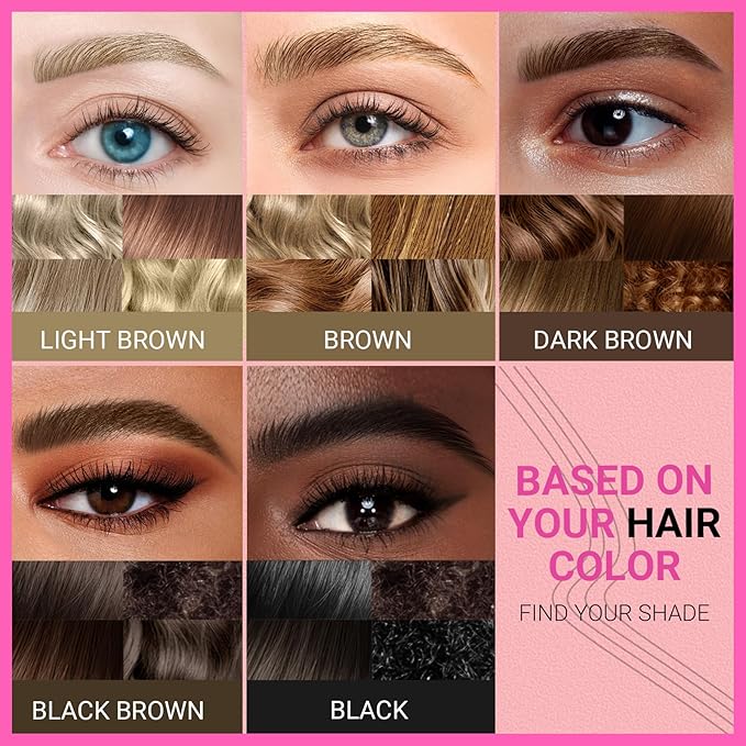 iMethod Eyebrow Pen - Eyebrow Pencil Magical 2-in-1 Eye Brow Pencils for Women with 4-Fork-Tip & Precise Brush-Tip for Natural Hair-Like Brows, Last All-Day, with Eyebrow Spoolie Brush, Brown