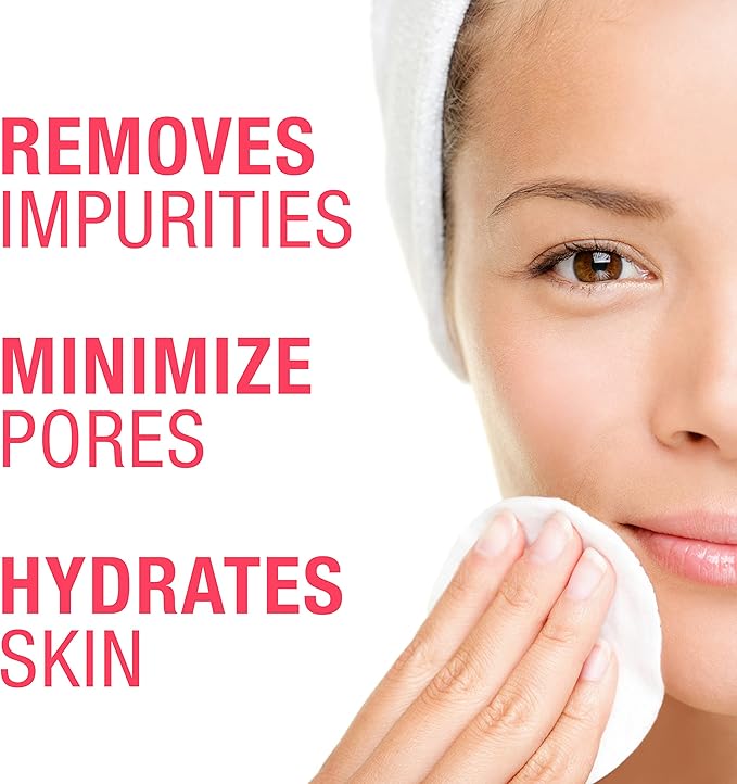 Dr. Saymans Alcohol-Free Facial Toner with Witch Hazel, Rosewater & Rice Protein, Removes Impurities & Hydrates Your Face, 9 oz