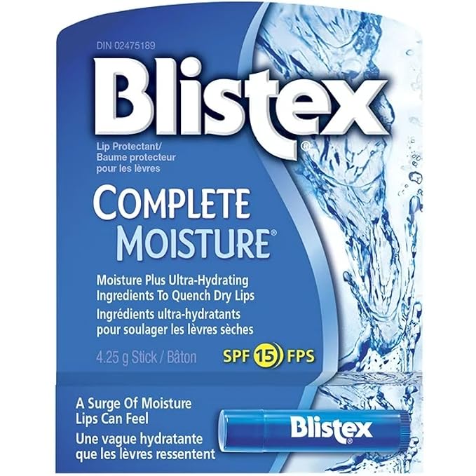 Blistex Lip Balm Complete Moisture, 0.15 oz (Bundle of 12)