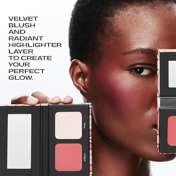 black Up Blush and highlighter duo WAXDUO02