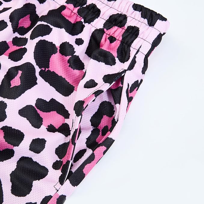 Fashion Funny Animal Printing Swim Trunks 5 inch Inseam Quick Dry Active Board Shorts for Men