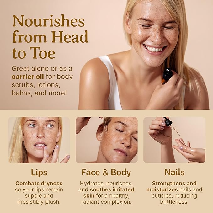 Bella Terra Oils - Seabuckthorn Berry Oil 4oz - Experience Nature's Luxurious Touch, Brimming with Vitamin E & Carotenoids, Transcend Ordinary Skincare