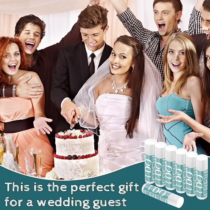 24 Pcs Bachelorette Lip Balm I Do Crew Wedding Party Gifts Bachelorette Lip Balm Gift Wedding Favors for Bachelorette Wedding Party Guest Supplies (Green)