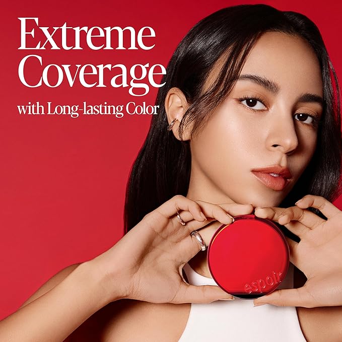 espoir [NEW] Be Velvet Cushion Foundation | Quick and Easy Coverage with Long-lasting Color by Zero Oxidation (#31 Macchiato, 0.46 Ounce (Pack of 1))