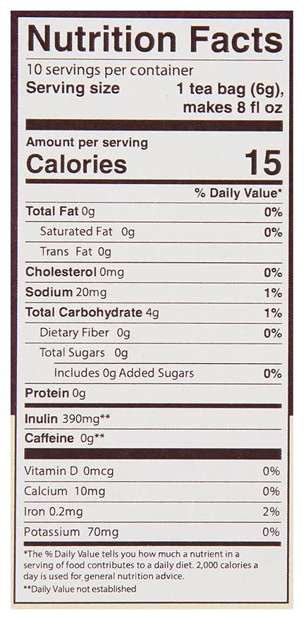 Teeccino Snickerdoodle Herbal Tea - Dessert Beverage That’s Prebiotic, Caffeine-Free & Acid Free, 10 Tea Bags