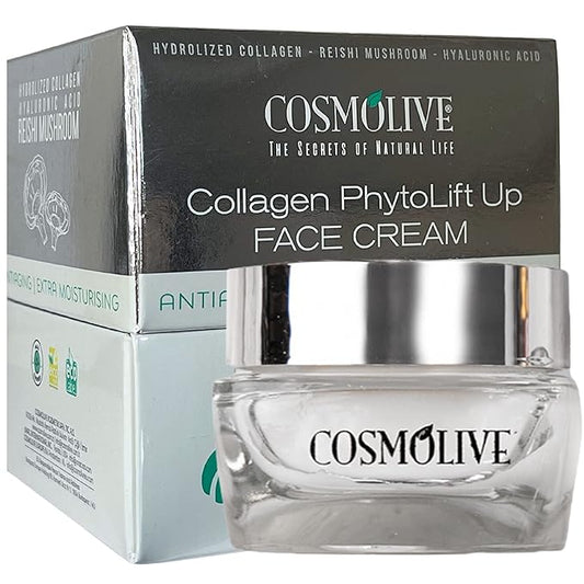 Face Primer Cream with Vitamin C and D, Collogen, Hyalurocic Acid, and Natural Extracts for Anti-Aging Moisturization