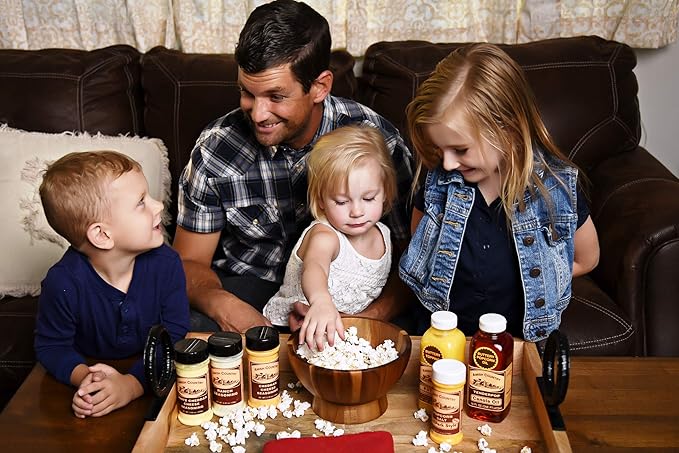 Amish Country Popcorn | Seasoning Variety Pack | Ballpark Style Buttersalt - 5.5 oz and Sour Cream and Onion - 4.7 oz Popcorn Seasoning | Old Fashioned, Non-GMO and Gluten Free