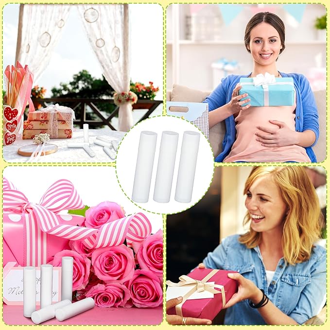 Demissle 150 Pcs Unlabeled Lip Balm Bulk Chapped Stick Blank Mini Lip Balm Gifts Moisturizing Lip Balms Favors for Women Homeless Wedding Bridal Shower Favors Baby Shower Guests Favors(Cherry)