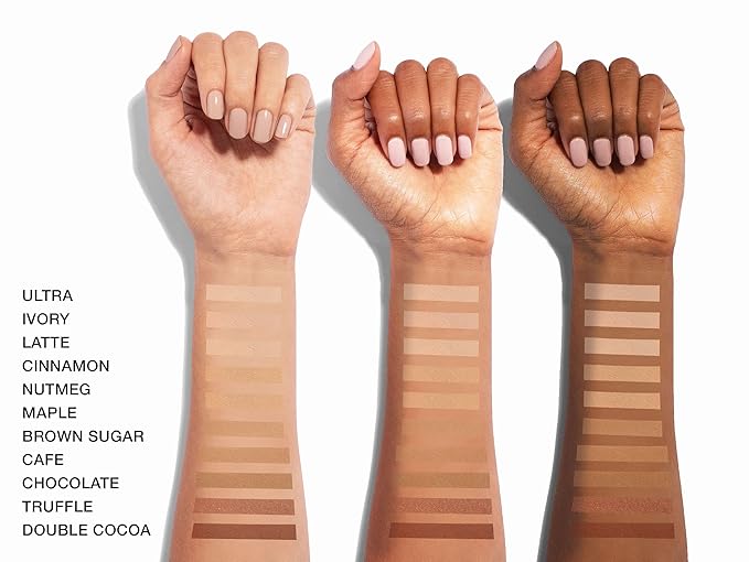 bellapierre Compact Mineral Foundation SPF 15 | Vegan & Cruelty Free | Full Coverage | Hypoallergenic & Safe for All Skin Types | Oil & Talc Free - 0.35 Oz - Nutmeg