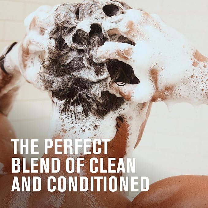 Every Man Jack 2-in-1 Daily Shampoo + Conditioner - Pacific Cypress | Nourishing For All Hair Types, Naturally Derived, Cruelty-Free Shampoo and Conditioner Set for Men | 24oz -1 Bottle