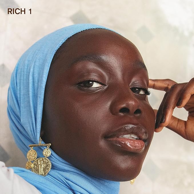 AMI COLÉ Skin-Enhancing Tinted Moisturizer (Rich 1), tinted moisturizer for face, bb cream, skin tint, face makeup