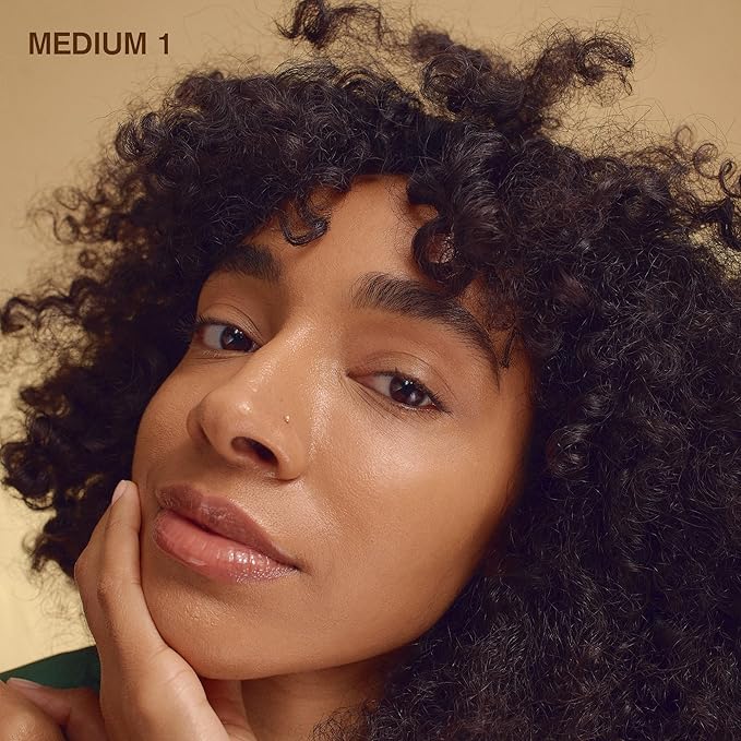 AMI COLÉ Skin-Enhancing Tinted Moisturizer (Medium 1), tinted moisturizer for face, bb cream, skin tint, face makeup