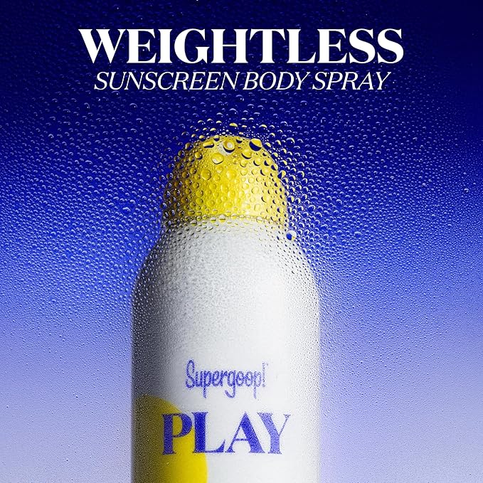 Supergoop! PLAY SPF 50 Antioxidant Body Mist w/Vitamin C - 3 fl oz, 2 Pack - Broad Spectrum Sunscreen Spray - Great for Active Days