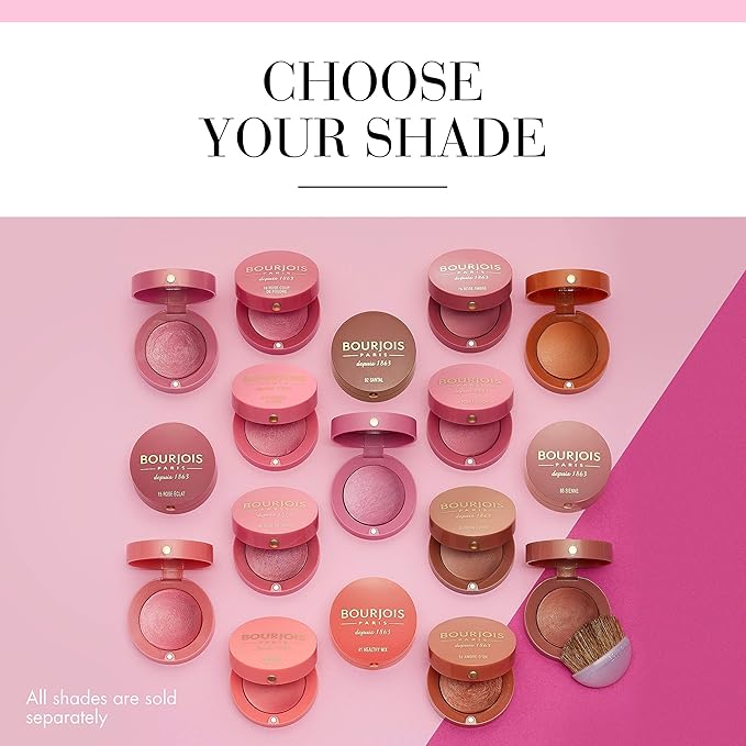 Bourjois Blush for Women, No. 34 Rose d'or, 0.08 Ounce