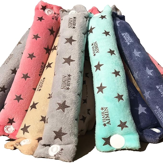 Aimin Hair Heatless Hair Curlers No Heat, Heatless Curls Overnight Blowout Rods, No Heat Hair Curlers To Sleep In, Soft Flexi Rods For Long Hair, Thick Curling Rod Styling Tools (10pcs) …