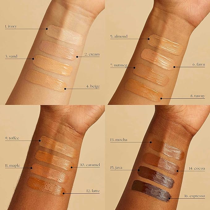Honest Beauty Fresh Flex Concealer with Niacinamide + Vitamin E + Hyaluronic Acid | Vegan + Cruelty free | Almond, 0.17 fl oz