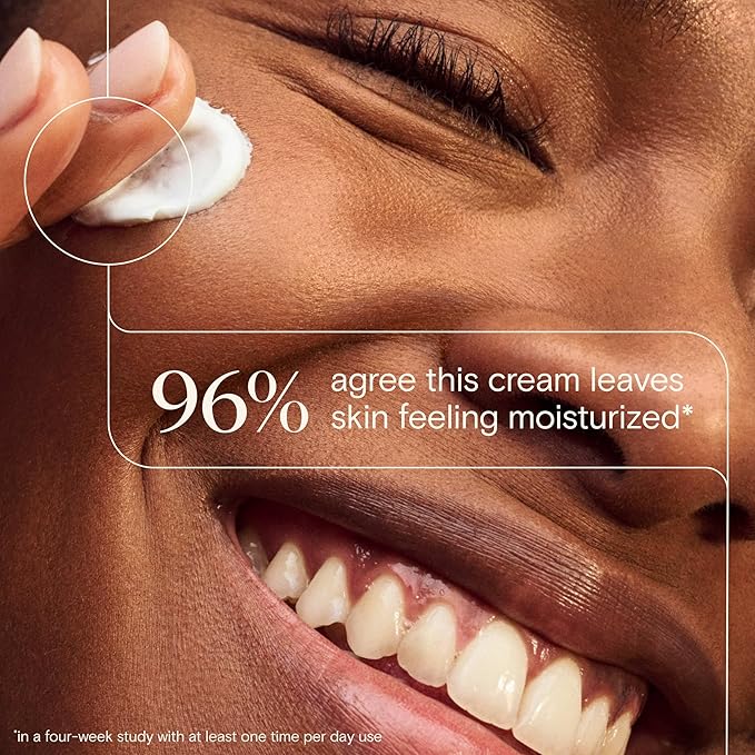 Aveeno Daily Moisturizing Cream with Prebiotic Oat & Shea Butter, Body, Face & Hand Cream for Normal to Dry, Sensitive Skin Hydrates for 48 Hours, Fragrance Free & Non-Comedogenic, 7.5 oz