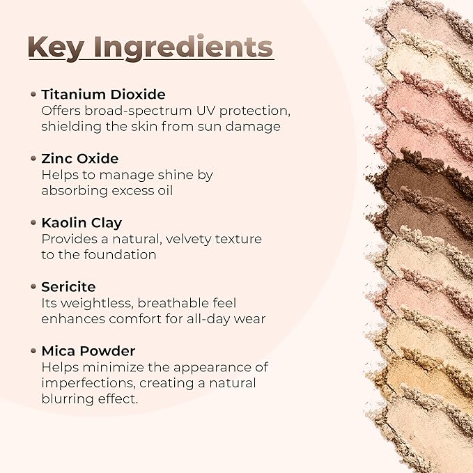 Foundation Powder Refill (Fair Shade 1)(12 Gram Bag) By Sweet Face Minerals, Lightweight Mineral Loose Makeup Powder with SPF 20, Full Coverage Flawless Finish, Talc-free, Cruelty-Free, Refill Pouch